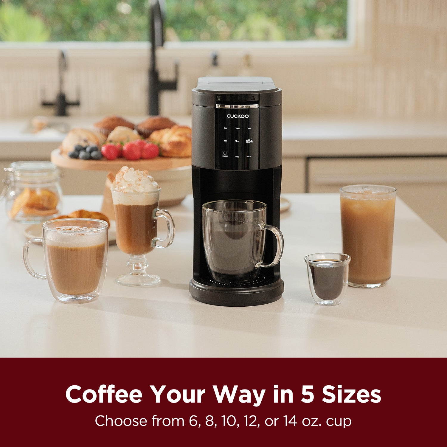 3-in-1 K-Cup Single Serve Coffee Maker (CCM-AK011B)