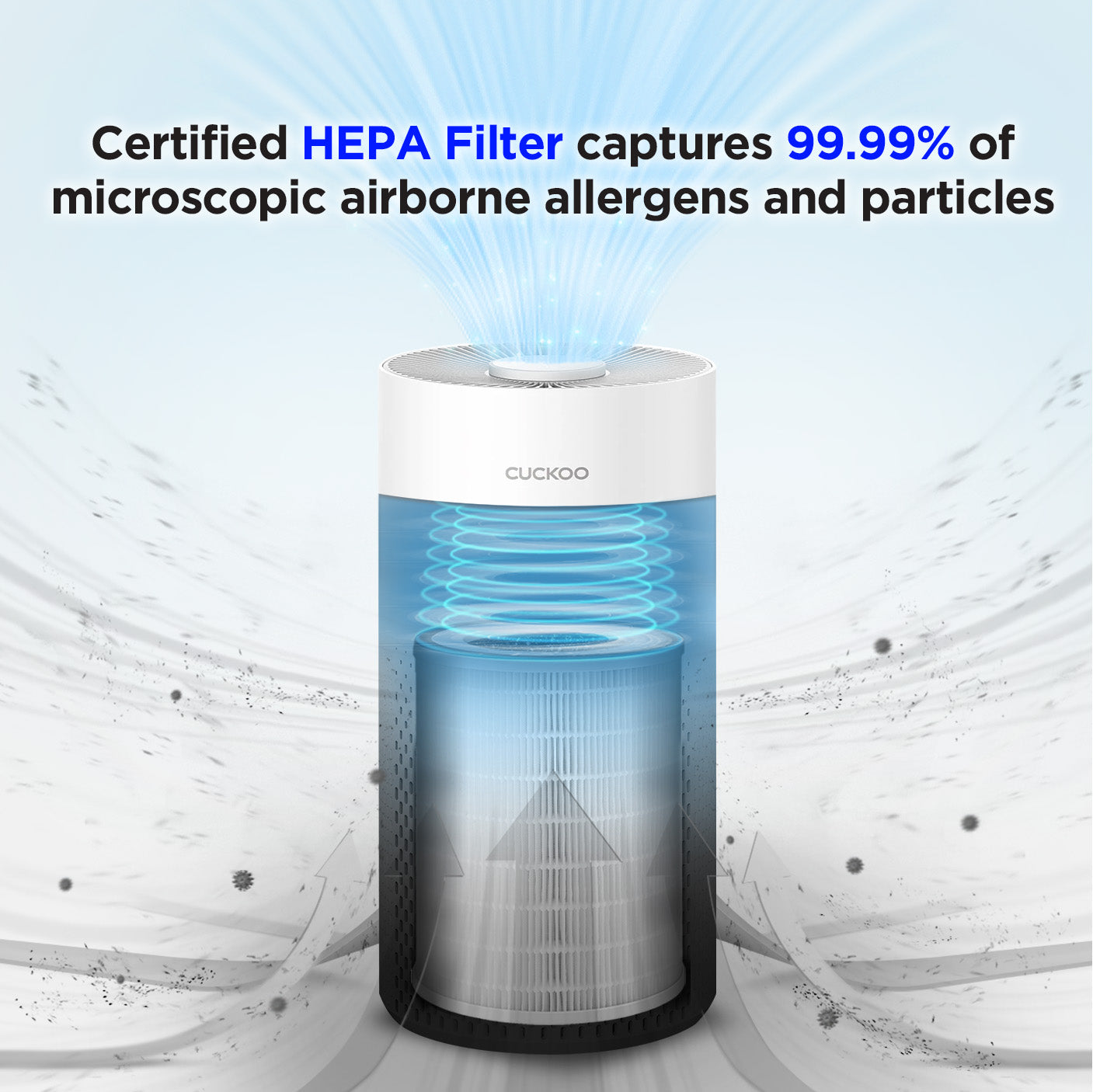 Filtre de remplacement H13 True HEPA pour CAC-I0510FW