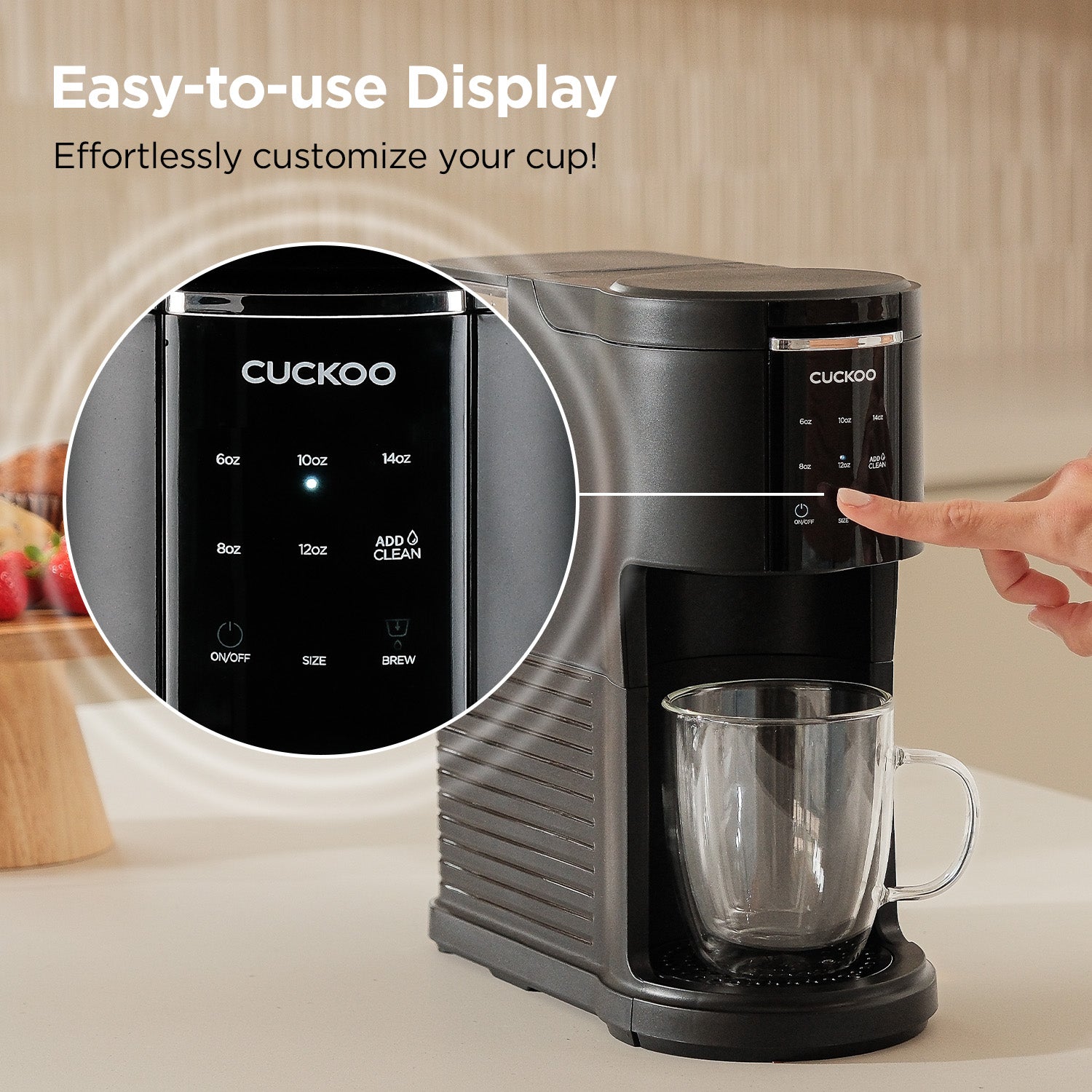 3-in-1 K-Cup Single Serve Coffee Maker (CCM-AK011B)