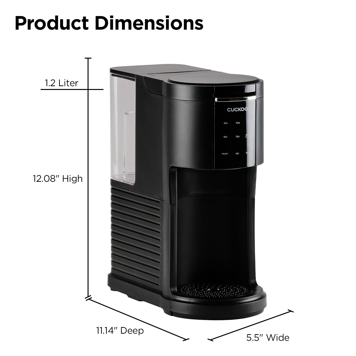 3-in-1 K-Cup Single Serve Coffee Maker (CCM-AK011B)