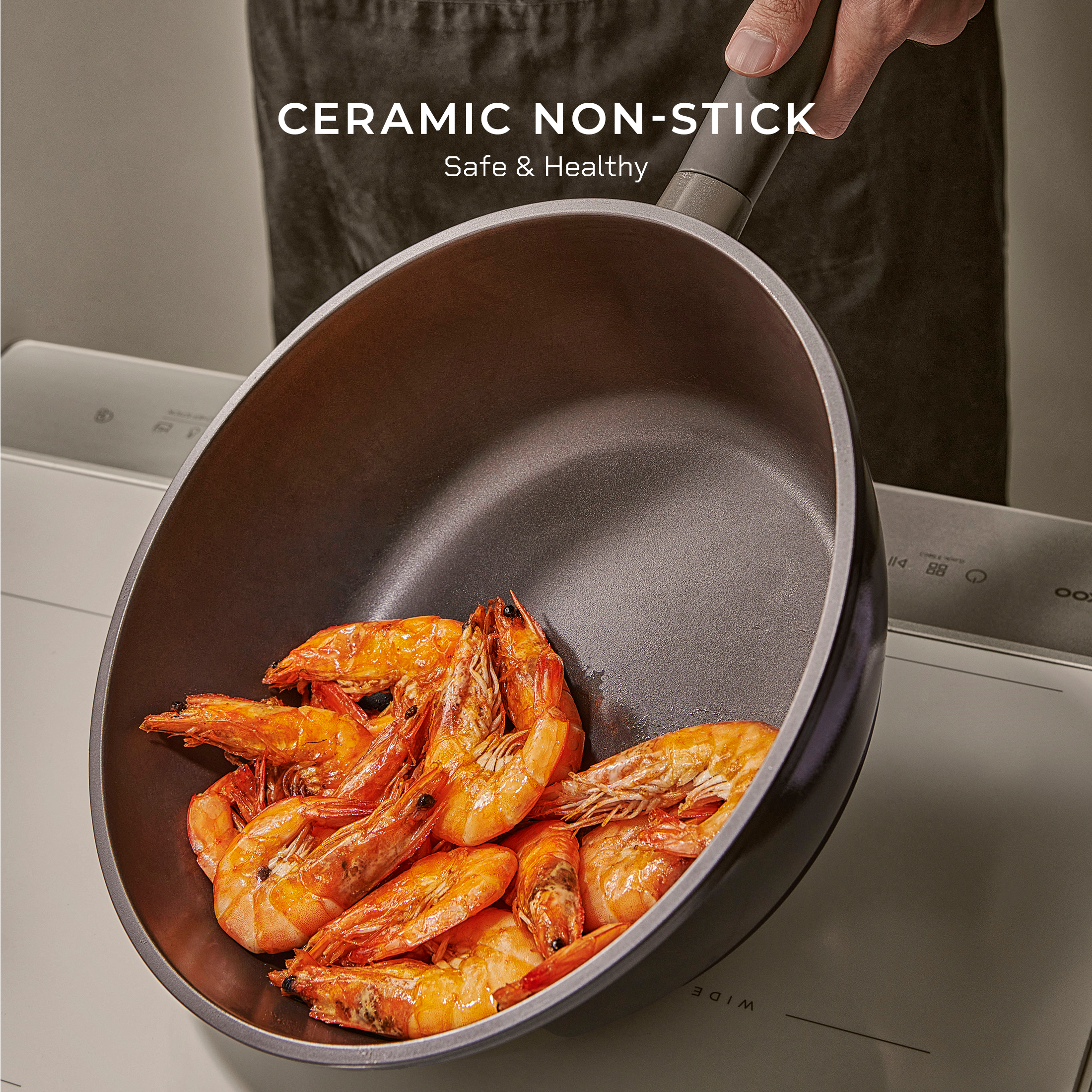 11 in Kyndell Induction Wok Pan (COP-B2810HGB)