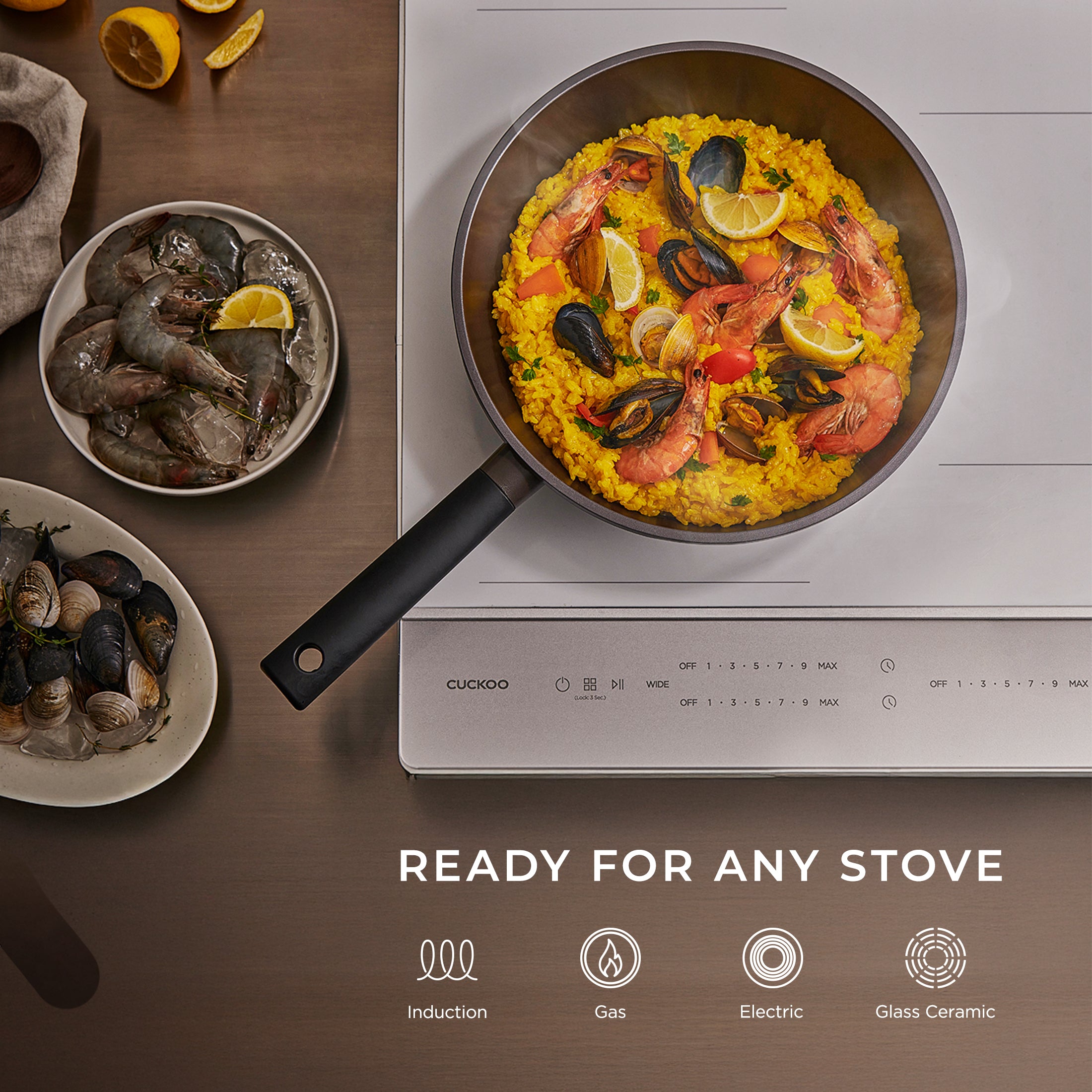 11 in Kyndell Induction Wok Pan (COP-B2810HGB)