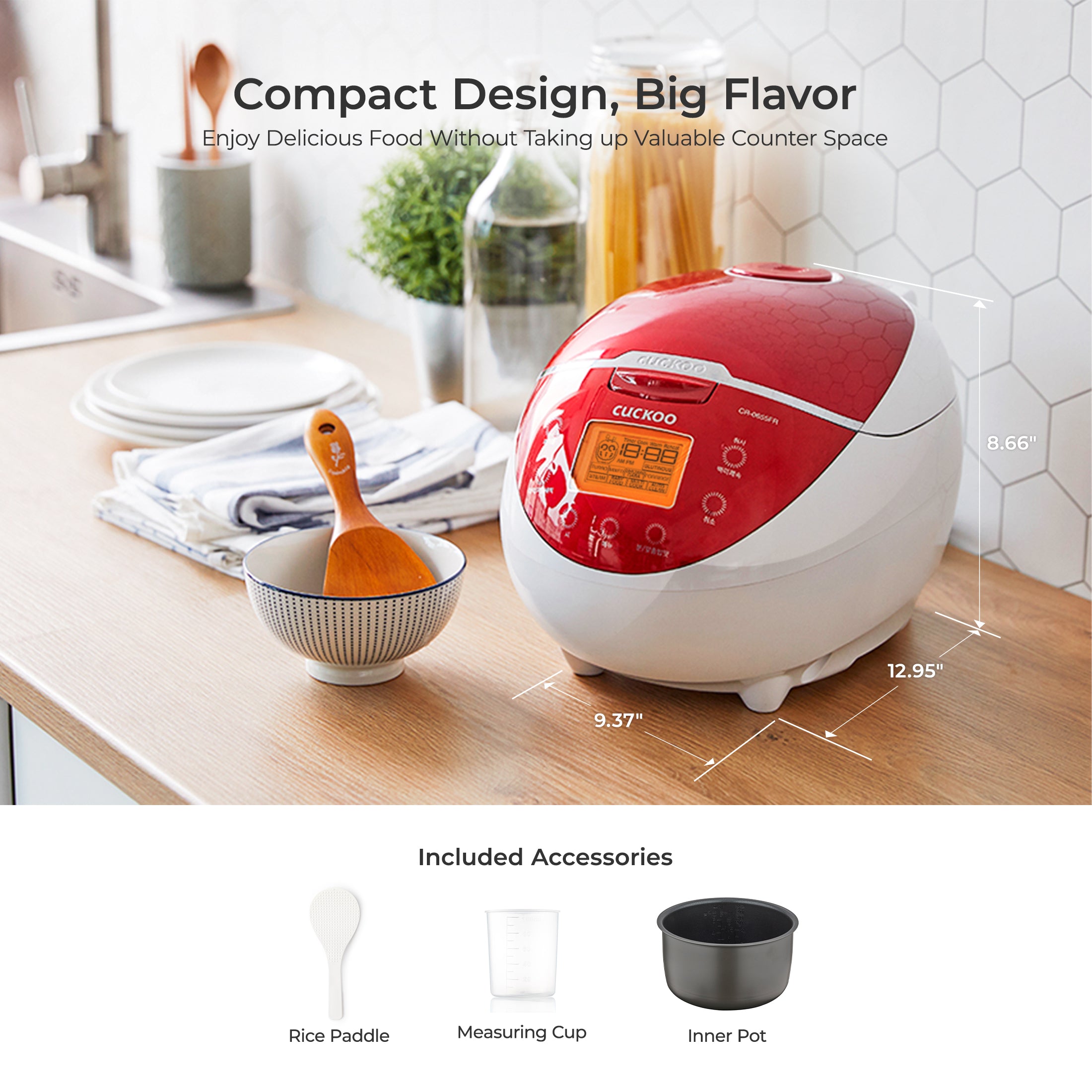 Refurbished B grade 6-Cup Micom Rice Cooker (CR-0655F)
