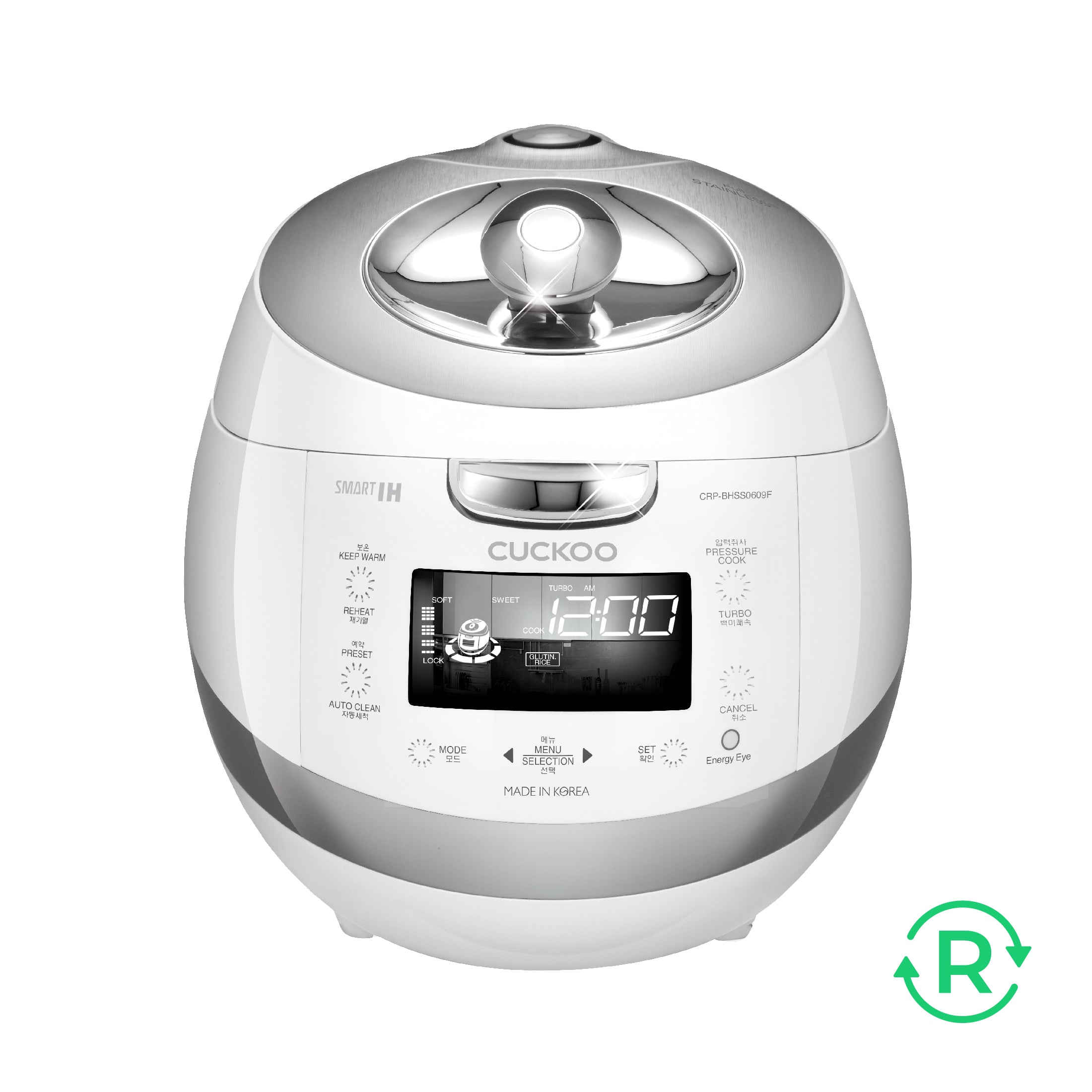 Refurbished B grade 6-Cup IH Pressure Rice Cooker (CRP-BHSS0609F)