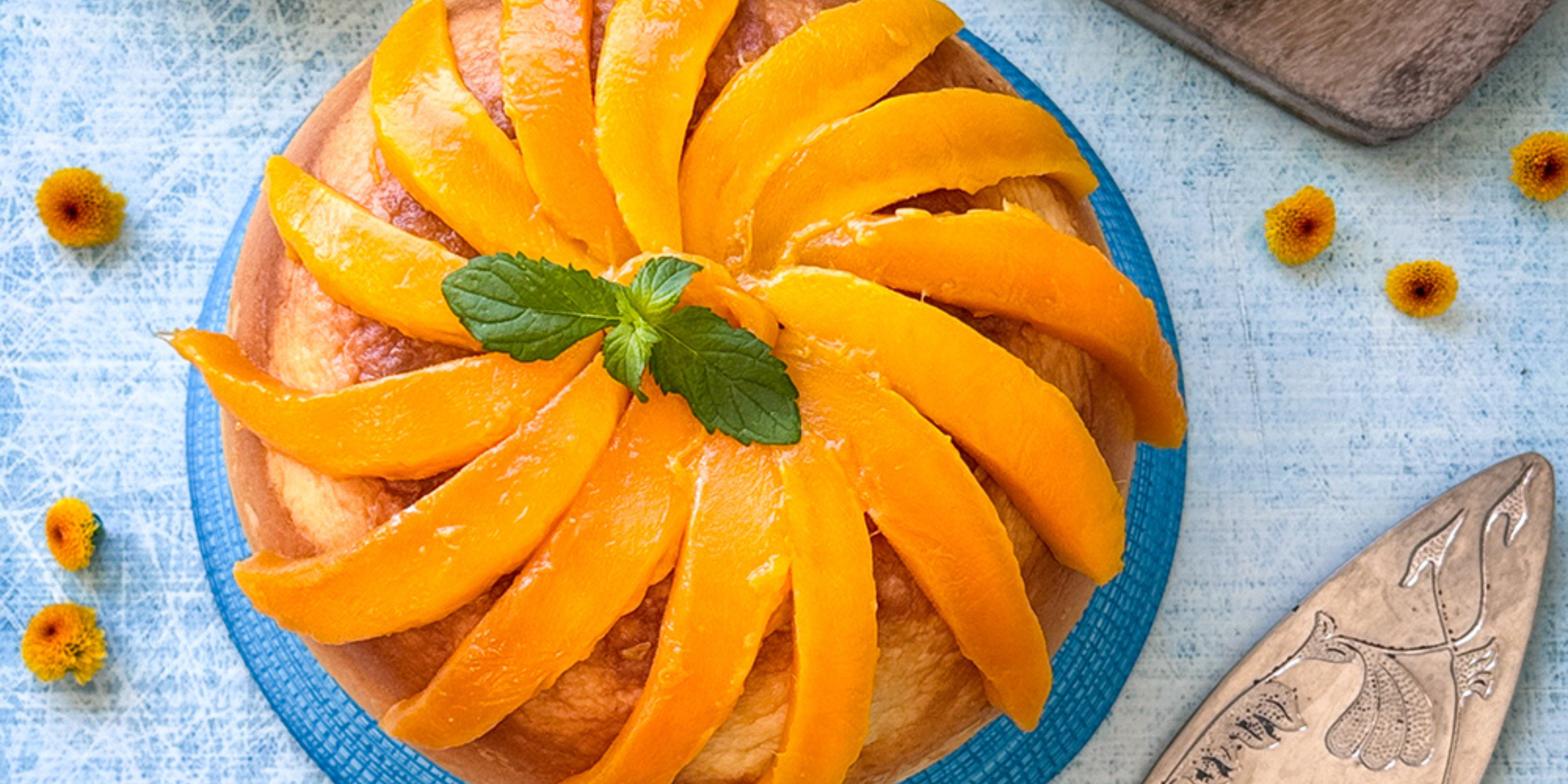 Carole Yu's Mango Japanese Cheesecake