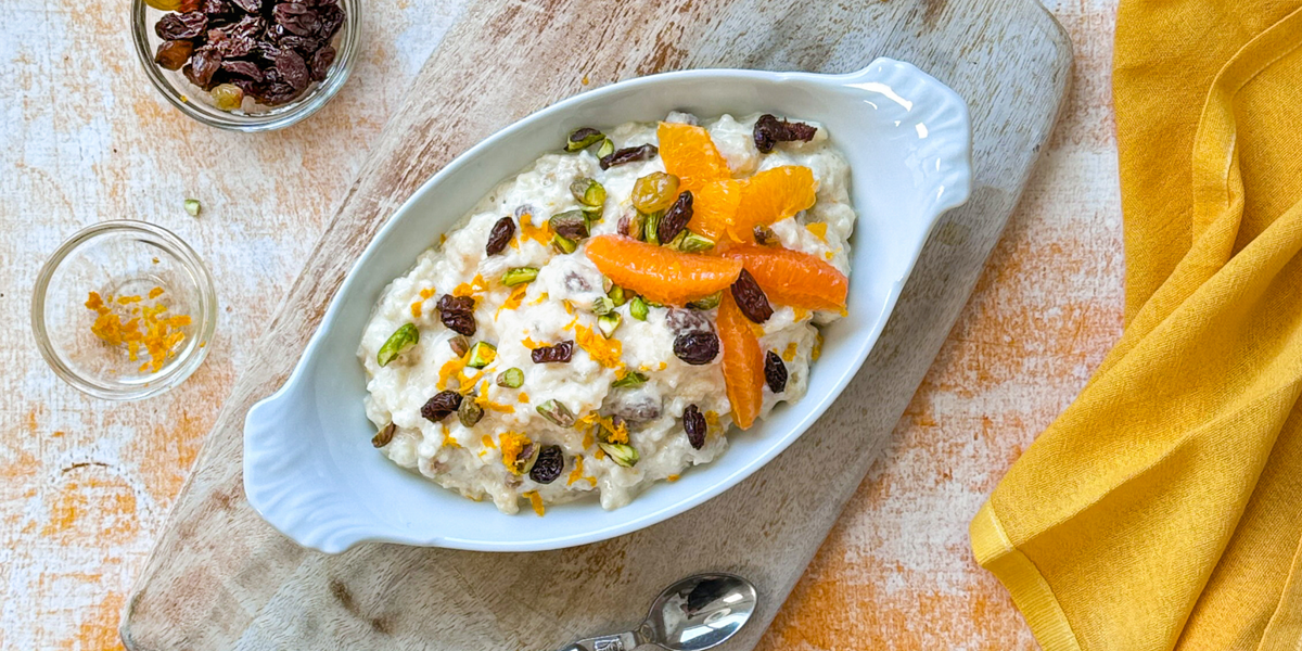 Carole Yu’s Rum Raisin Rice Pudding