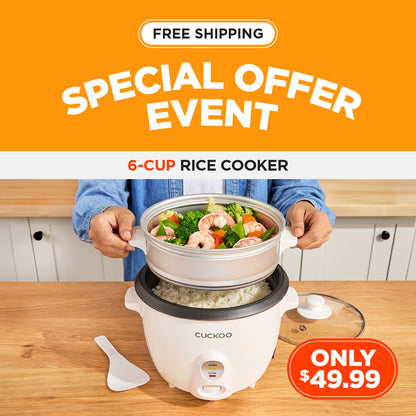 ☆Free Shipping☆ 6-Cup One Touch  Rice Cooker & Steamer (CR-0601C)