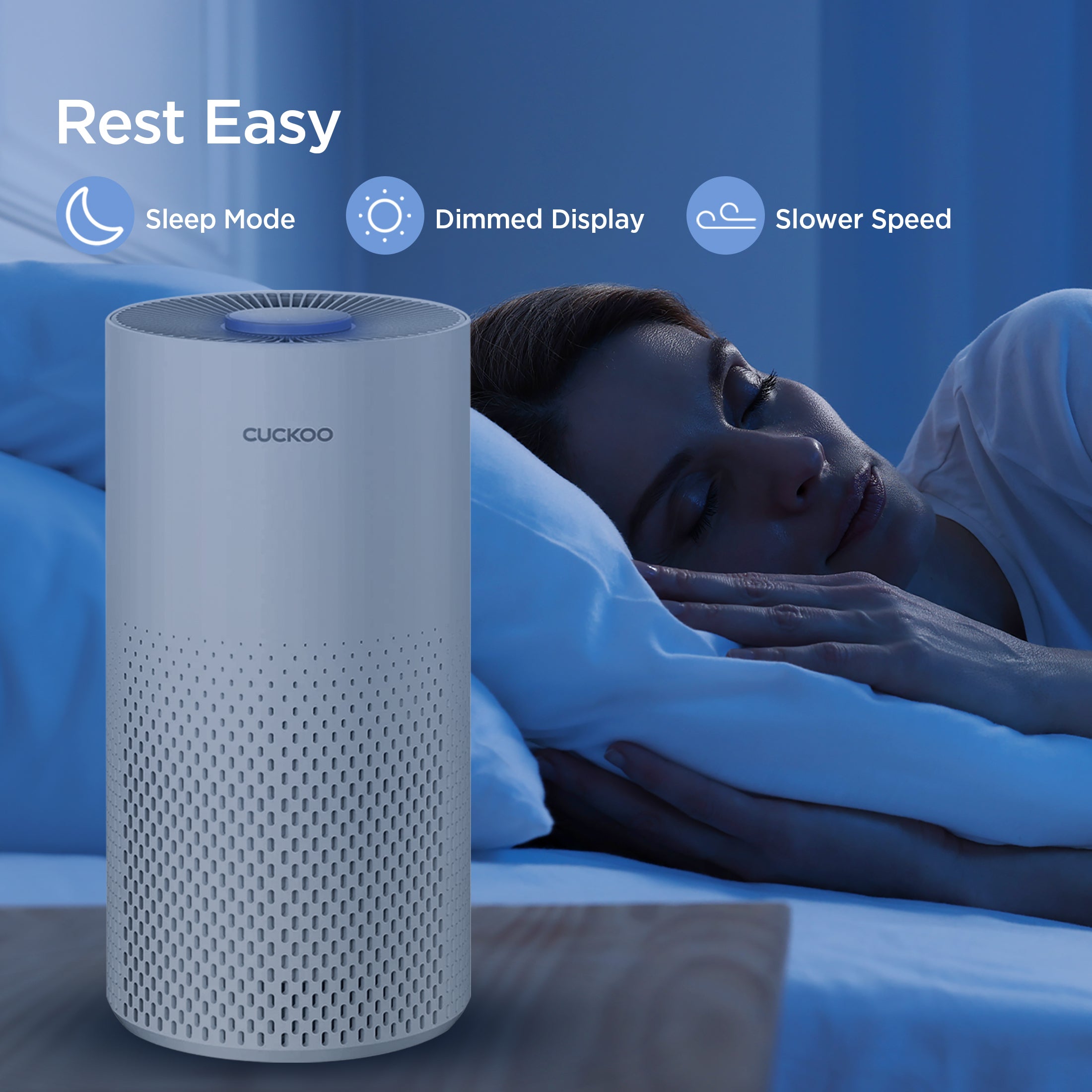 3-in-1 H13 True HEPA Air Purifier with Extra Filter (CAC-I0510FW Bundle)