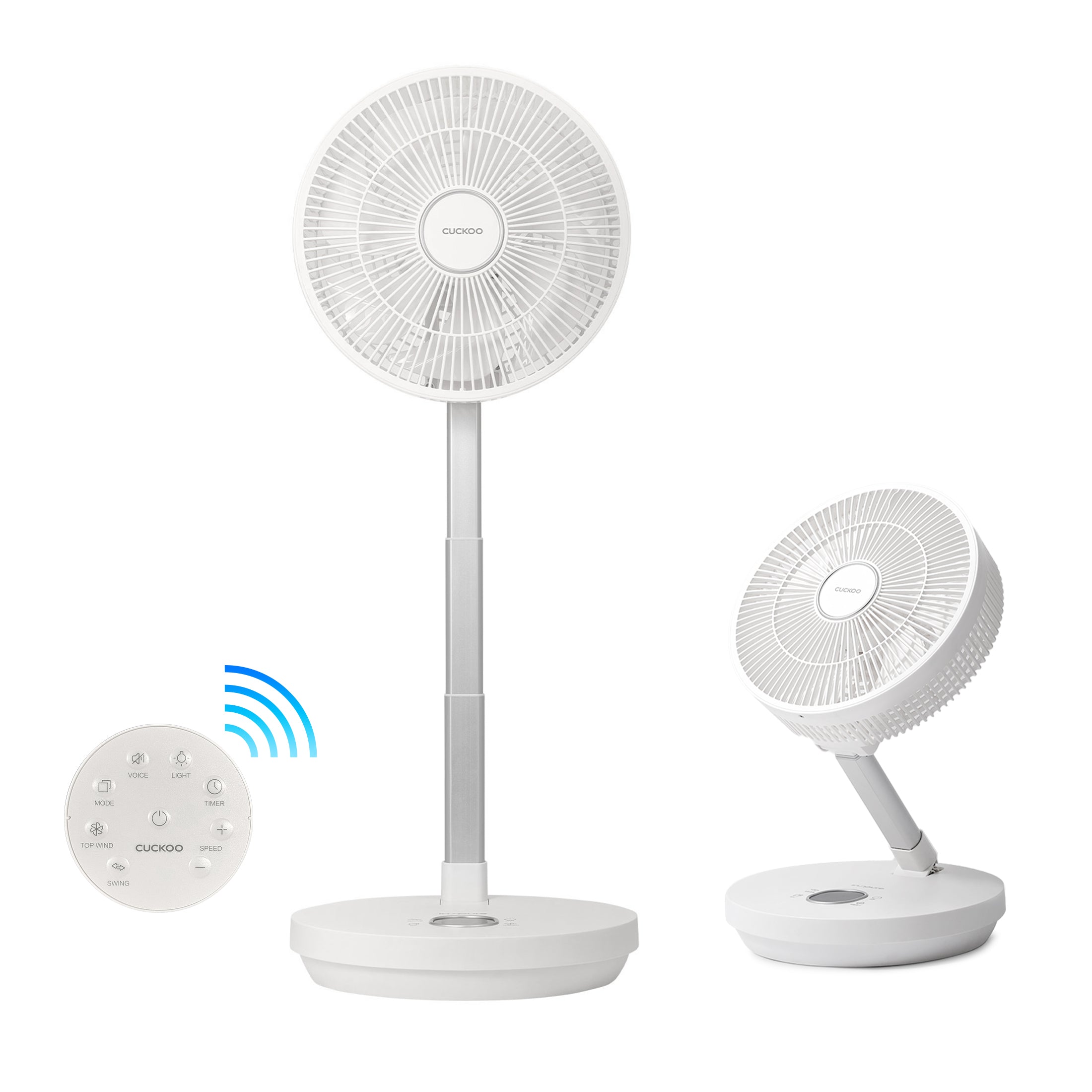 Cordless Foldable Air Circulator (CF-ECL1010WH), Portable Fans