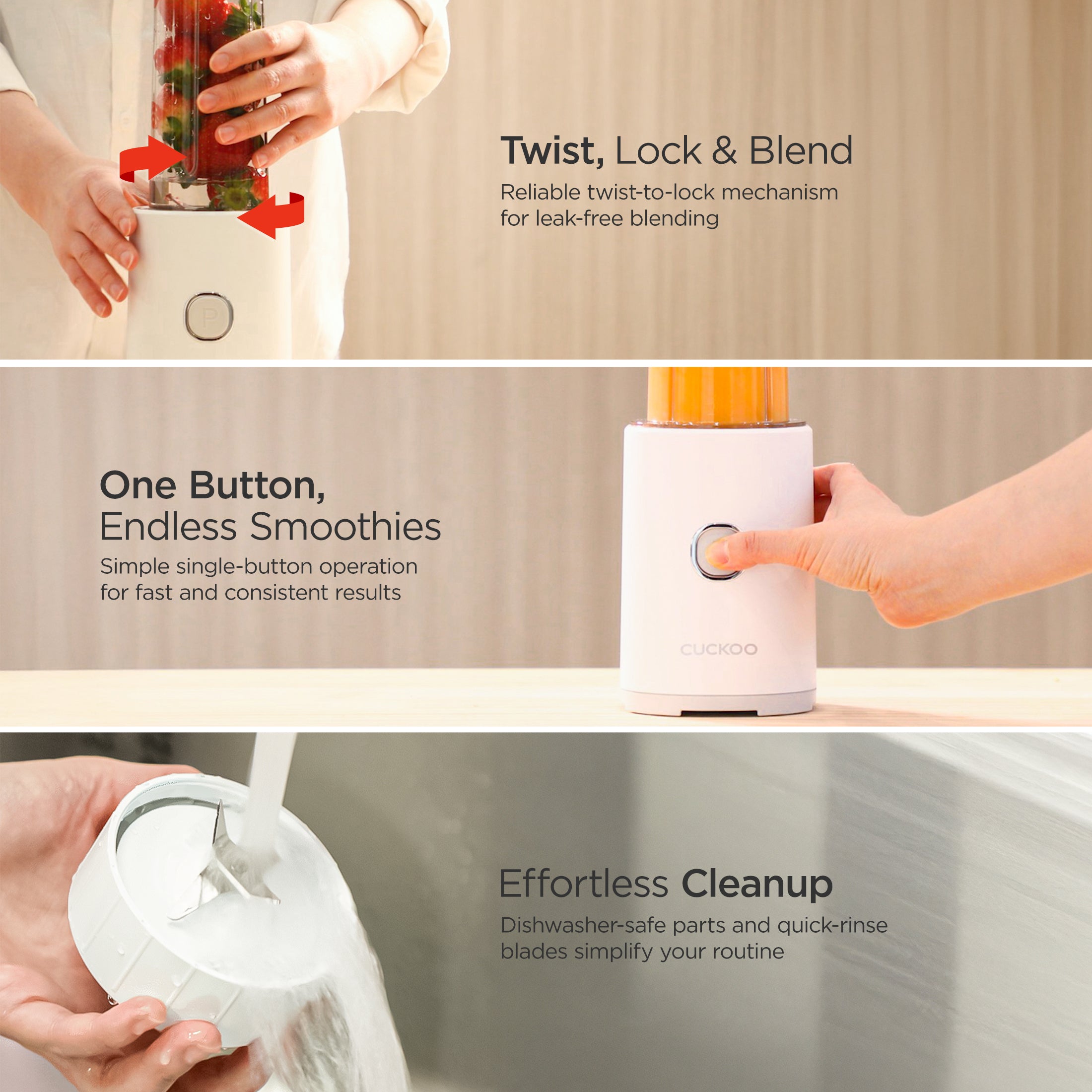 One-Touch Personal Blender (CFM-D60W)