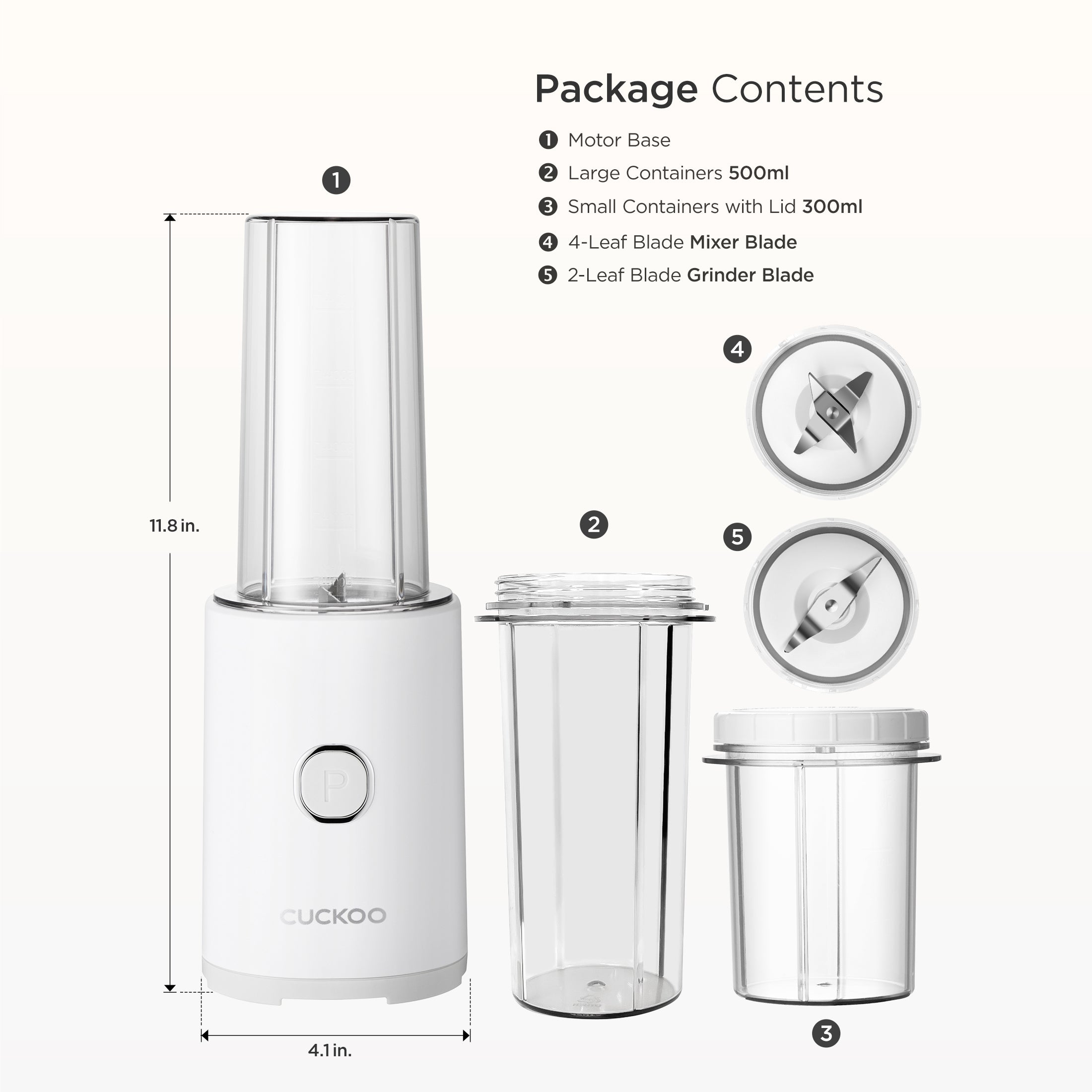 One-Touch Personal Blender (CFM-D60W)