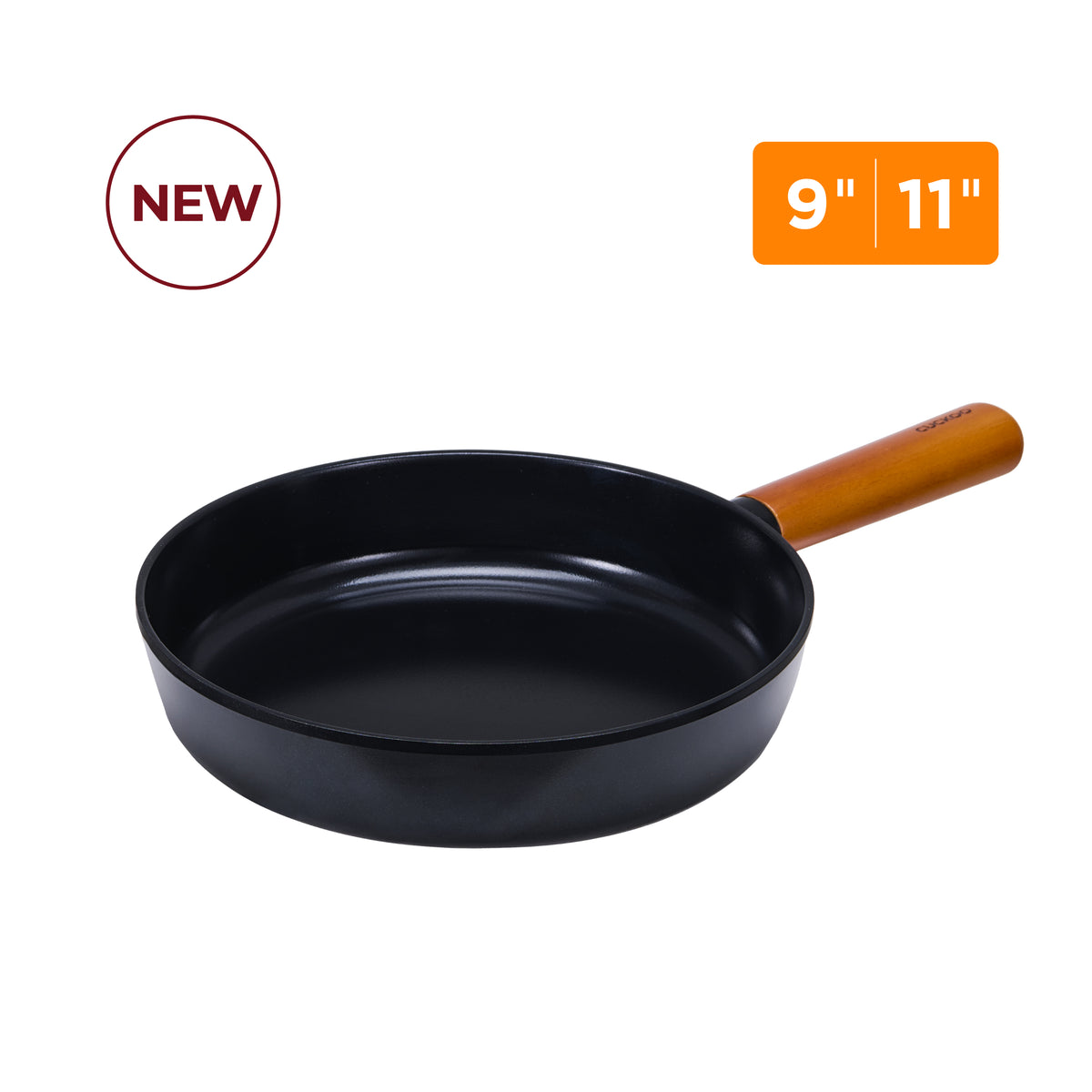 [NEW] Gourmet Ceramic-Coated Frying Pan – 9" (CFP-D2410B) / 11" (CFP-D2810B)