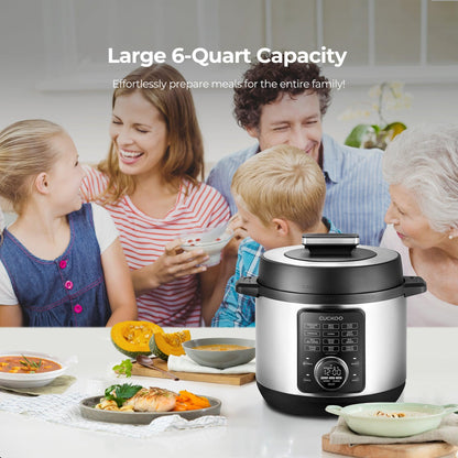 Refurbished B grade 6-Quart 8-in-1 Pressure Cooker (CMC-ZSN601F)