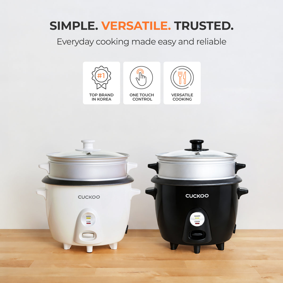 ☆ Free Shipping☆ 3-Cup One Touch Rice Cooker & Steamer (CR-0301C, CR-0301CB)