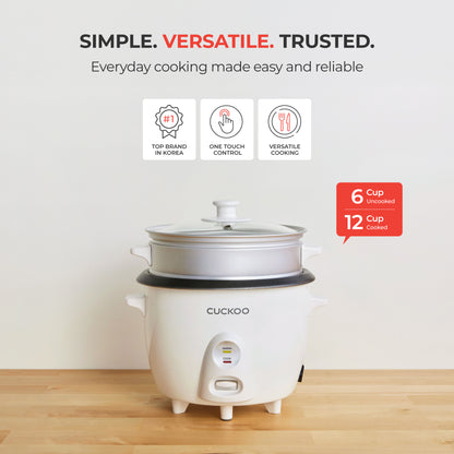 ☆New☆ Free Shipping☆ 6-Cup One Touch  Rice Cooker & Steamer (CR-0601C)