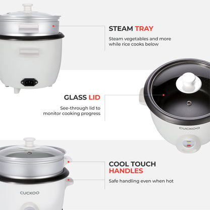 ☆New☆ Free Shipping☆ 6-Cup One Touch  Rice Cooker & Steamer (CR-0601C)