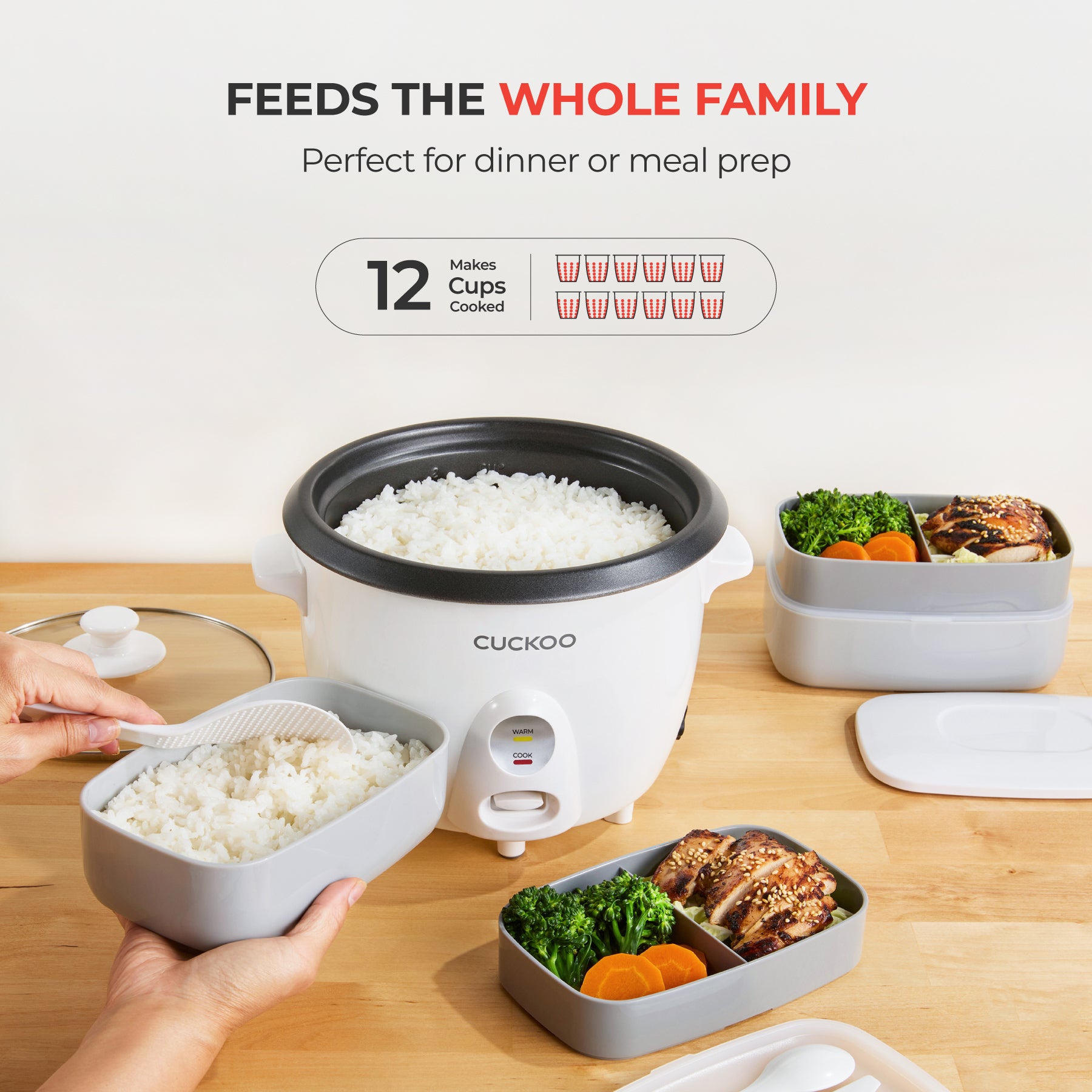 ☆New☆ Free Shipping☆ 6-Cup One Touch  Rice Cooker & Steamer (CR-0601C)