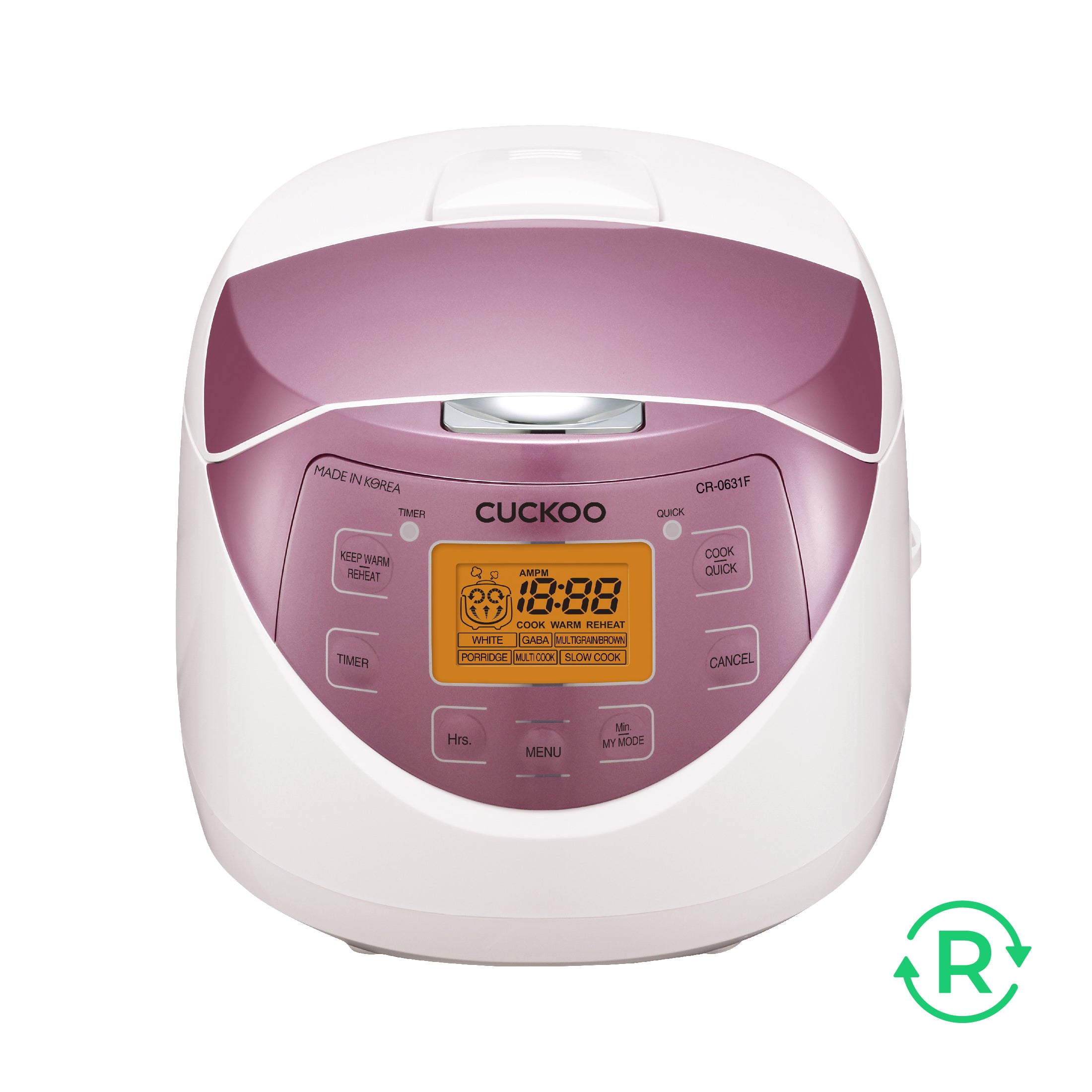 Refurbished 6-Cup Micom Rice Cooker (CR-0631F)