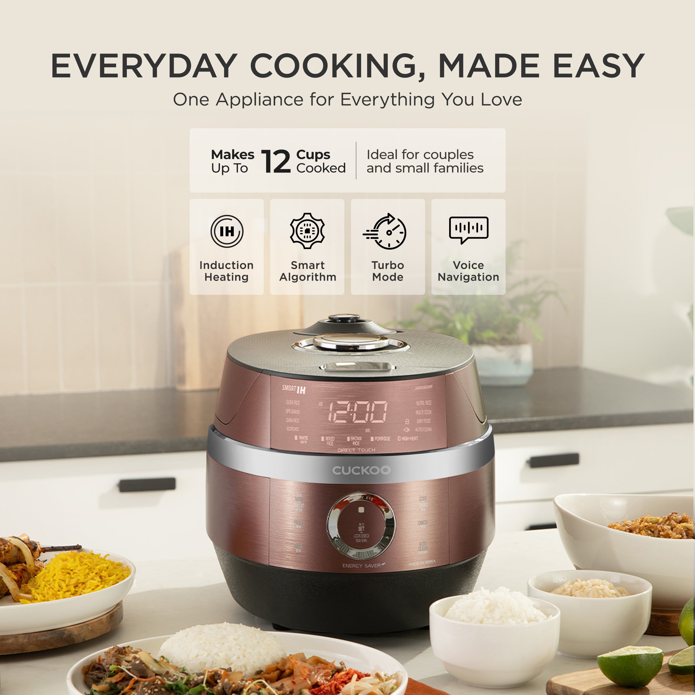 6-Cup IH Pressure Rice Cooker (CRP-JHR0609F)