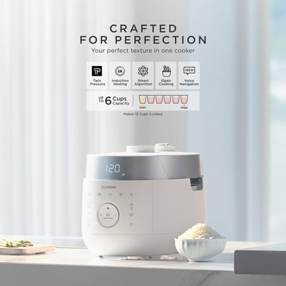 6-Cup IH Twin Pressure Rice Cooker (CRP-LHTR0609F)