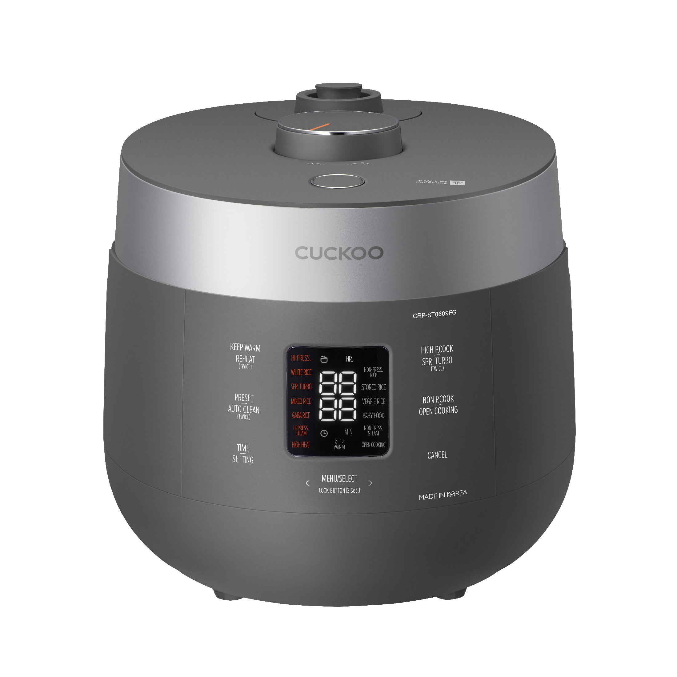 6-Cup HP Twin Pressure Rice Cooker (CRP-ST0609F)