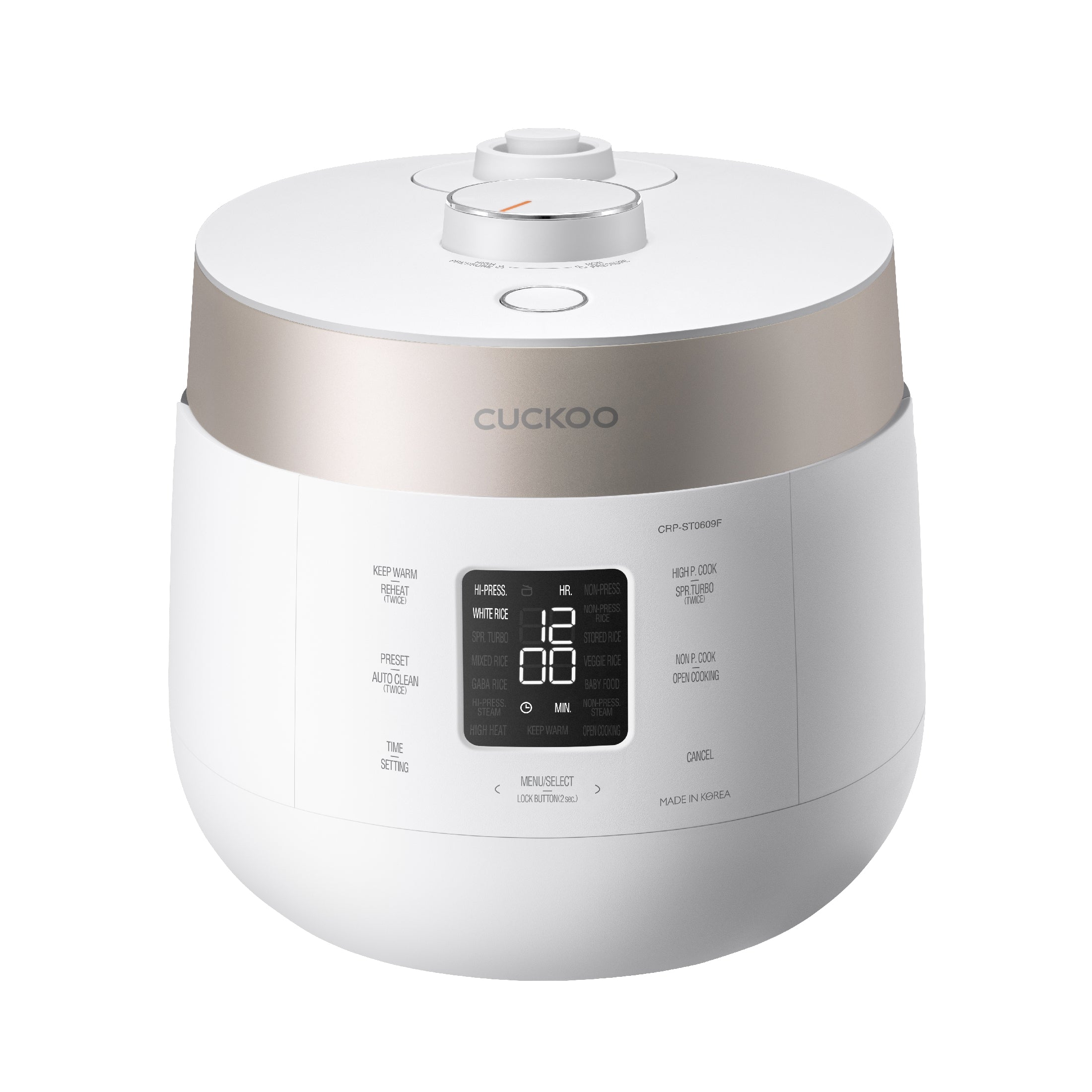 6-Cup HP Twin Pressure Rice Cooker (CRP-ST0609F)