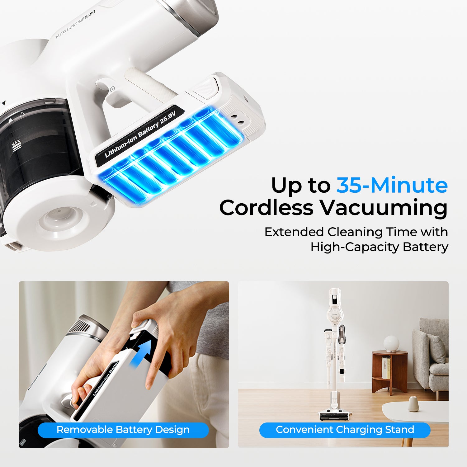 Power Clone Cordless Vacuum (CVC-A1410NW)