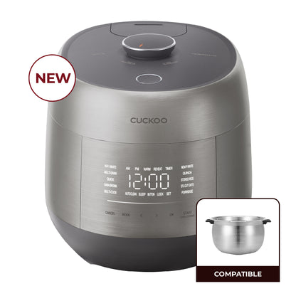 6-Cup IH Twin Pressure Prestige Silence Heritage (CRP-PHTR0609FS) –– Compatible with Stainless Steel Inner Pot (Sold Separately)