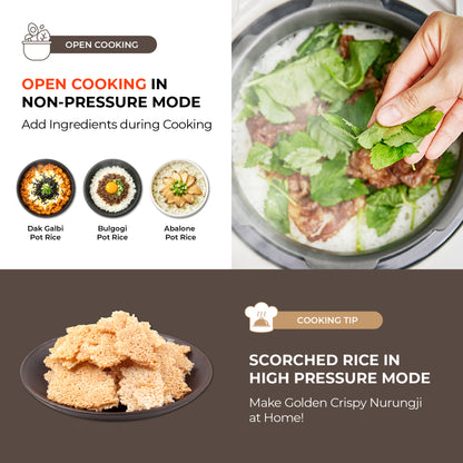 [NEW] 6-Cup IH Twin Pressure Prestige Silence Lumin (CRP-OHTR0609F)