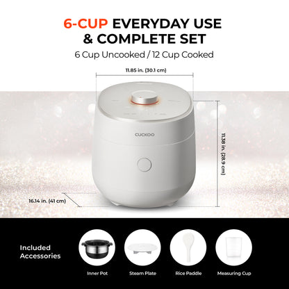 [NEW] 6-Cup IH Twin Pressure Prestige Silence Lumin (CRP-OHTR0609F)