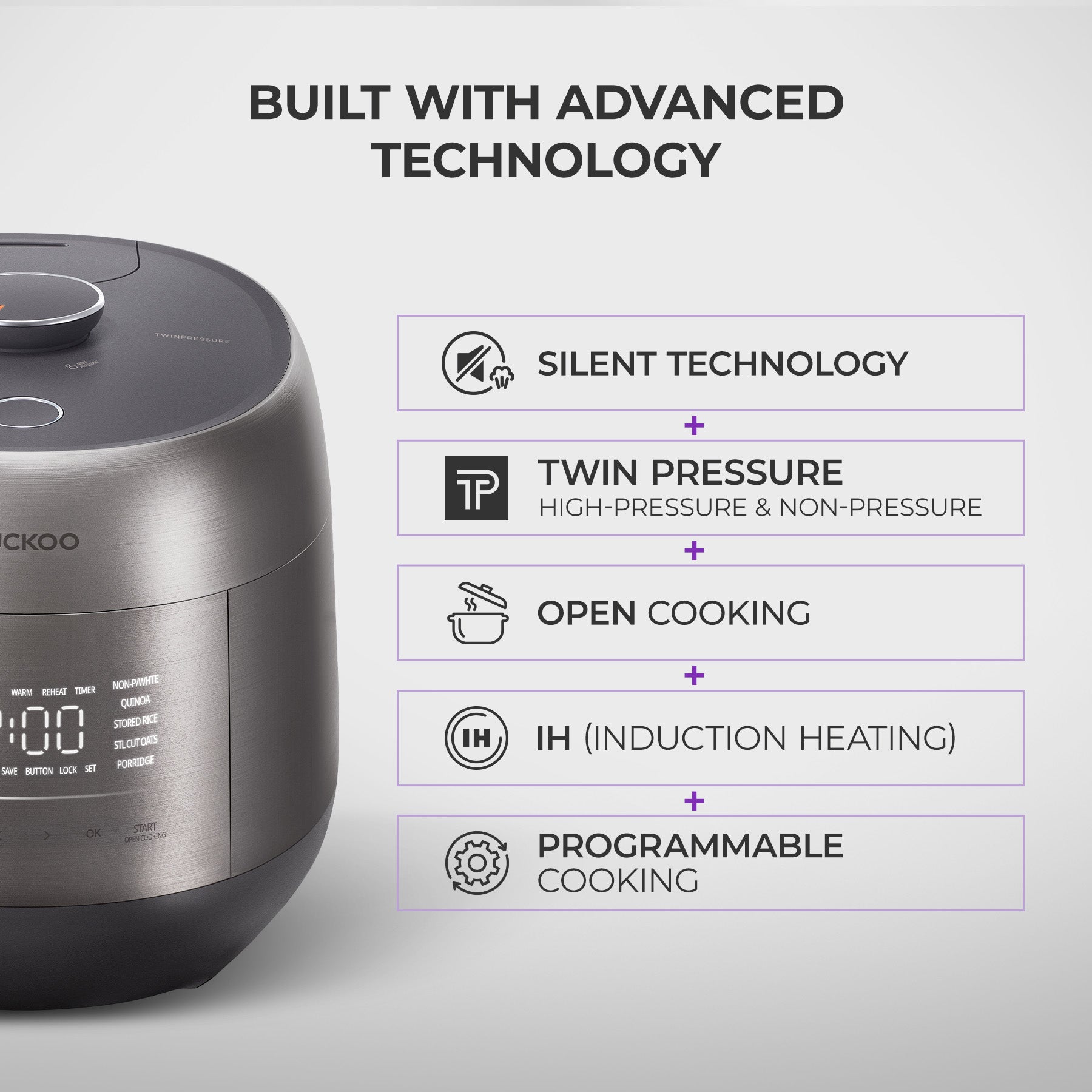 NEW] 6-Cup IH Twin Pressure Prestige Silence Heritage (CRP