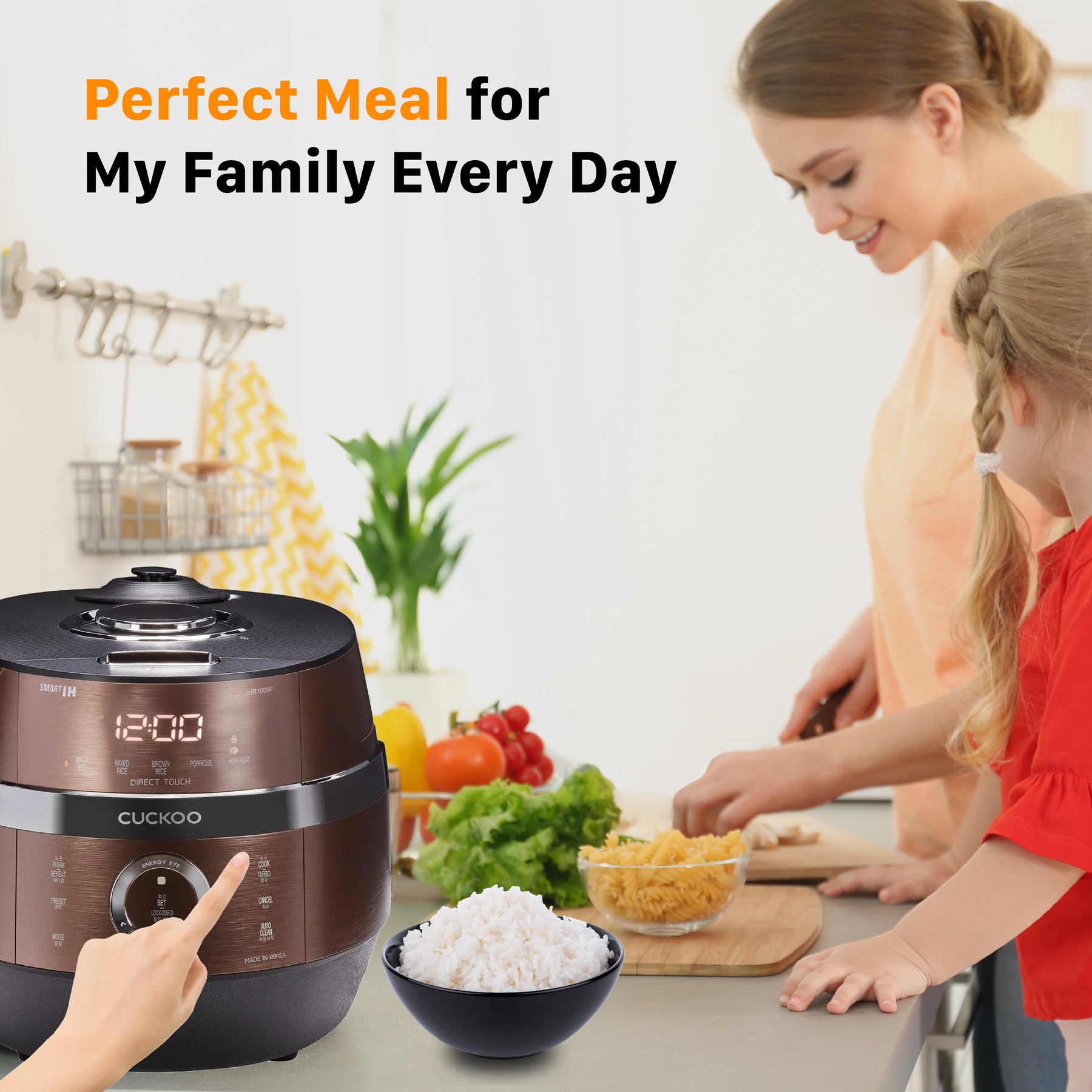 10-Cup IH Pressure Rice Cooker (CRP-JHR1009F) – CUCKOO Canada